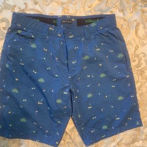 William Murray blue tequila Golf shorts 34.